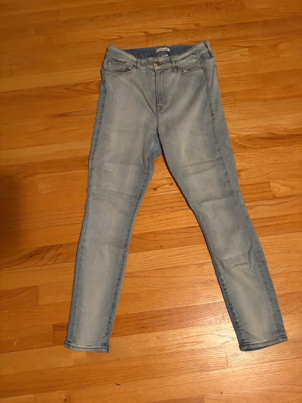 Good American Light Blue Skinny Jeans